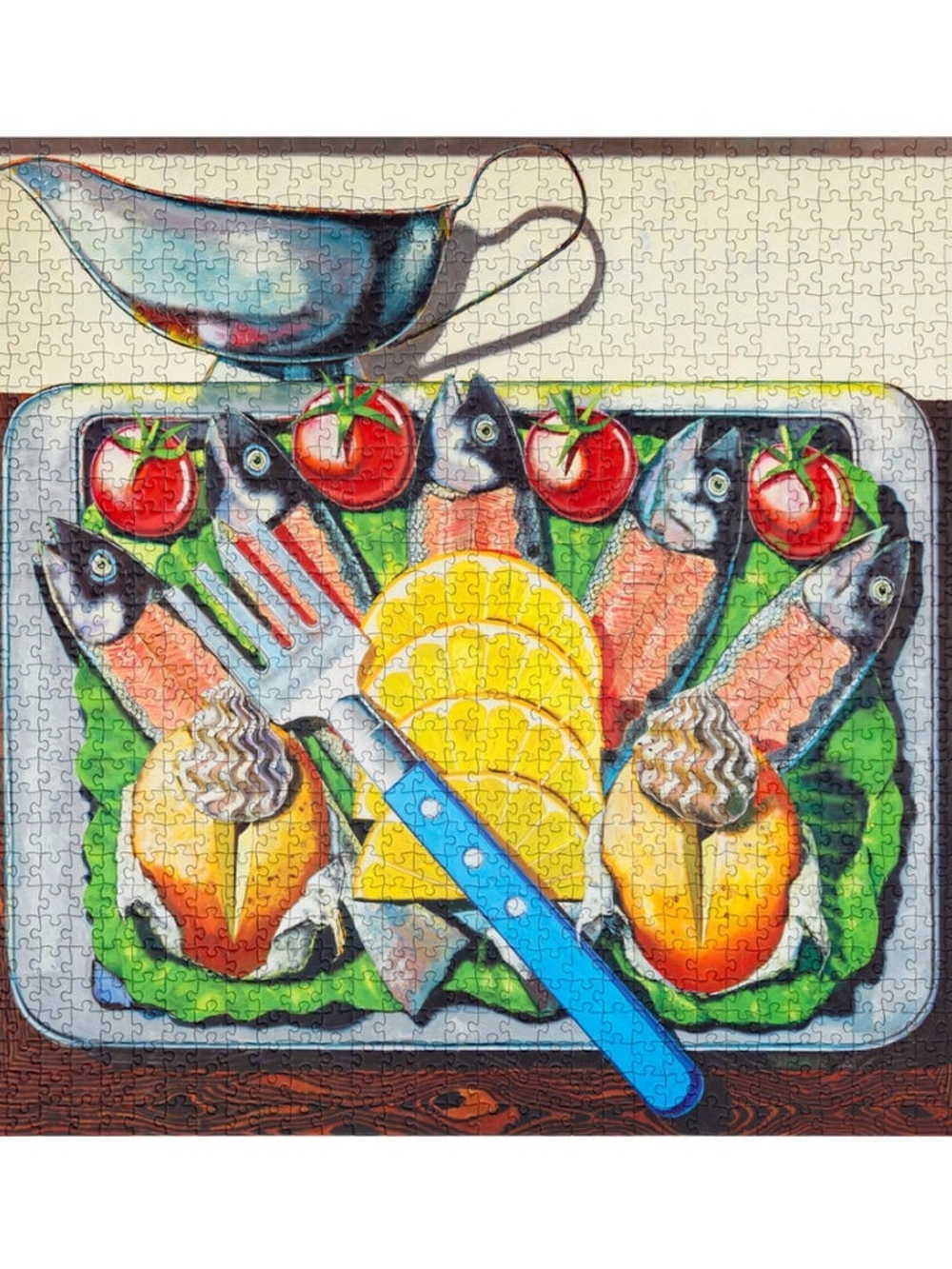 Parkside Fork 1000 Piece Square Puzzle Kristof Santy Parkside - Picture 7 of 7